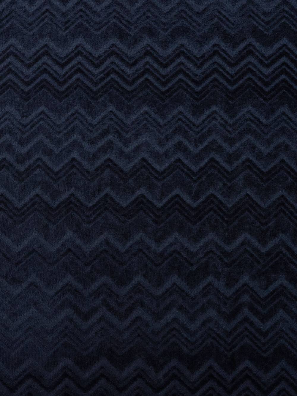 Missoni Telo da bagno 150x100 cm Chalk in spugna di cotone zig zag In Vendita