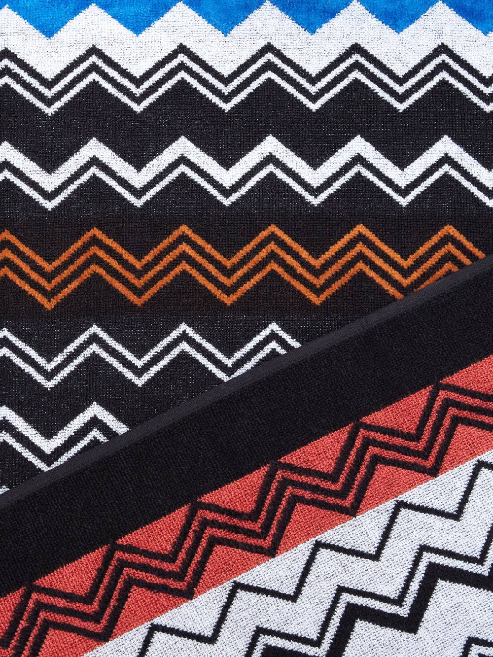 Missoni Telo mare 180x100 cm Neoclassic in spugna di cotone zig zag Saldi