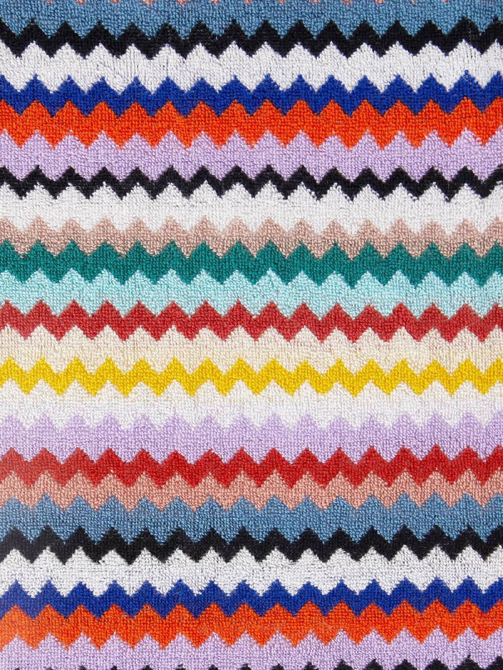 Missoni Set 2 pezzi di asciugamani da bagno Riverbero in spugna di cotone zig zag Offerte