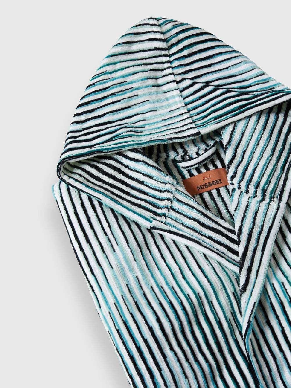 Missoni Accappatoio Arpeggio in spugna di cotone fiammata Hotsell