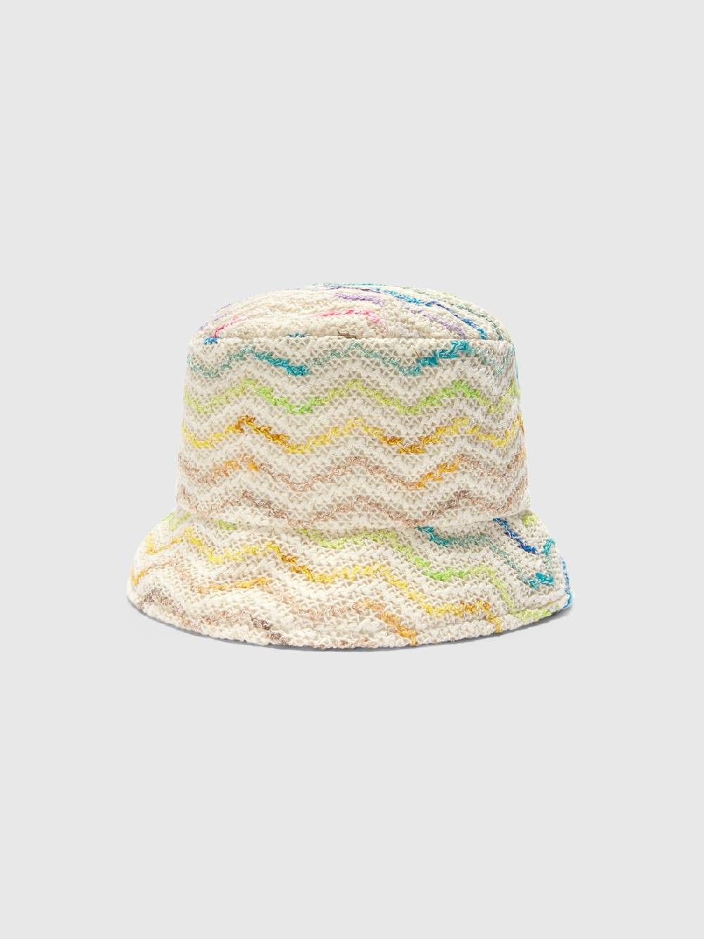 Missoni Bucket hat in maglia di misto cotone chevron Moda