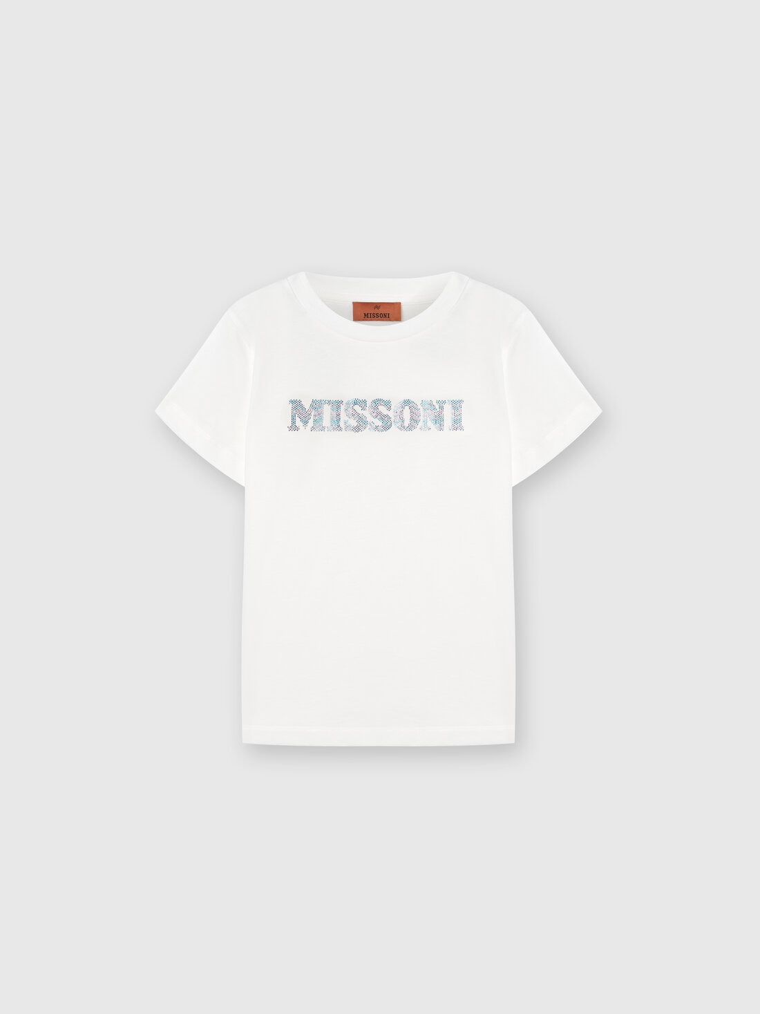 Missoni T-shirt in jersey di cotone logata 2025