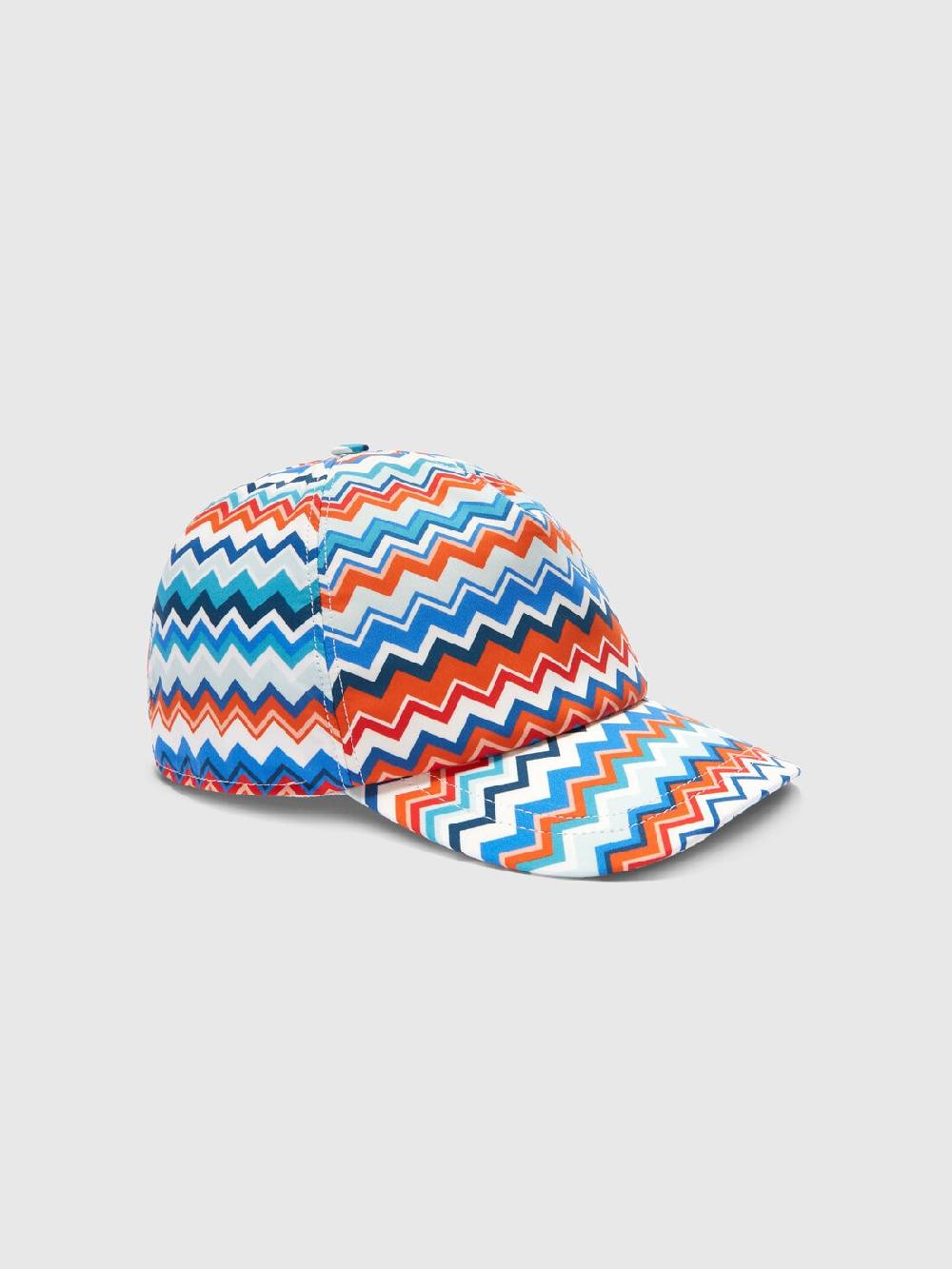 Missoni Cappello con visiera in cotone zig zag In Linea