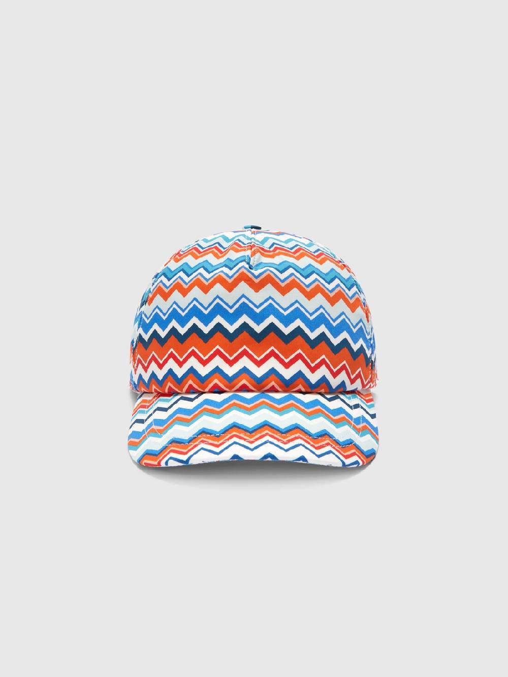 Missoni Cappello con visiera in cotone zig zag In Linea
