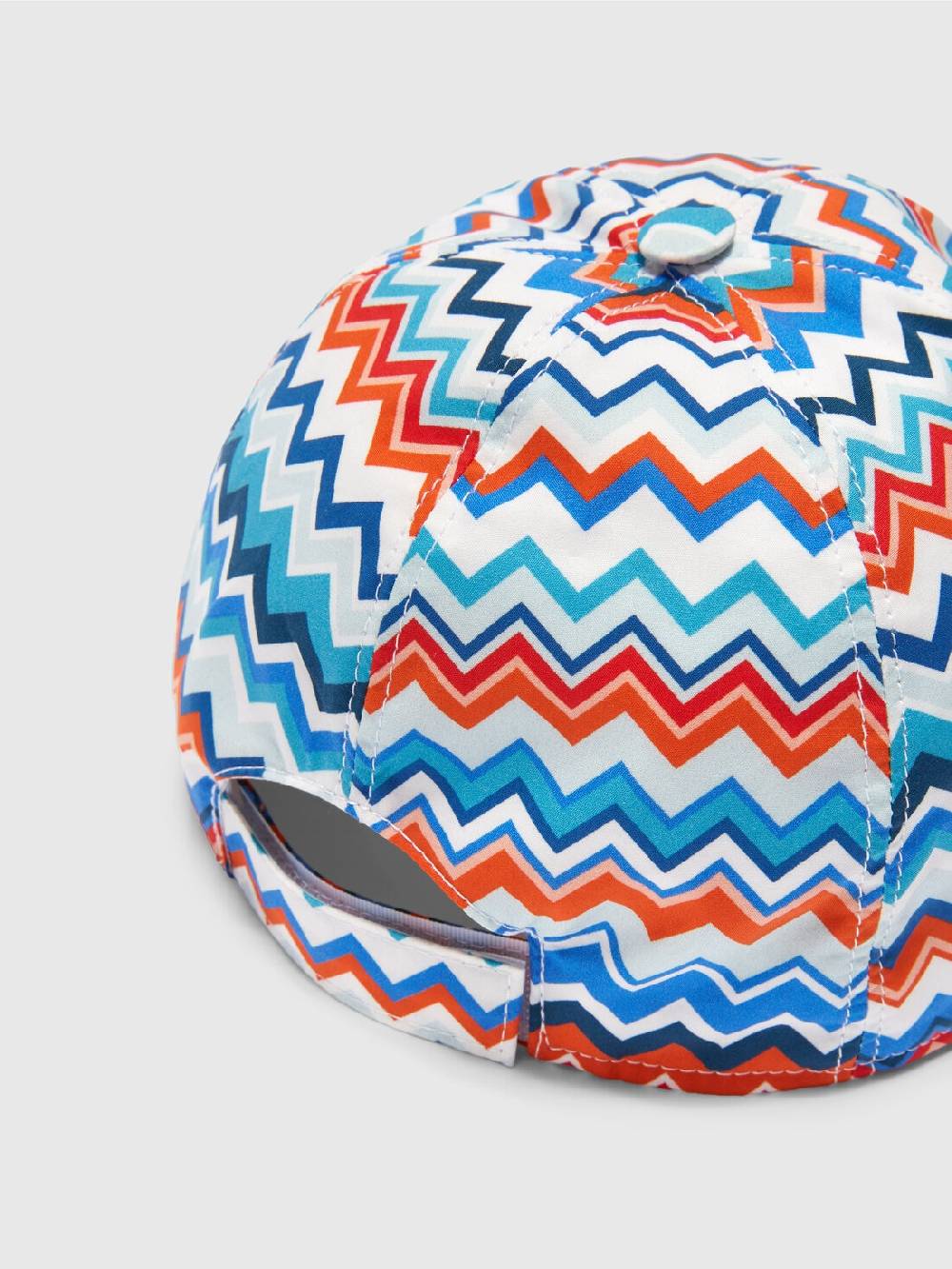 Missoni Cappello con visiera in cotone zig zag In Linea