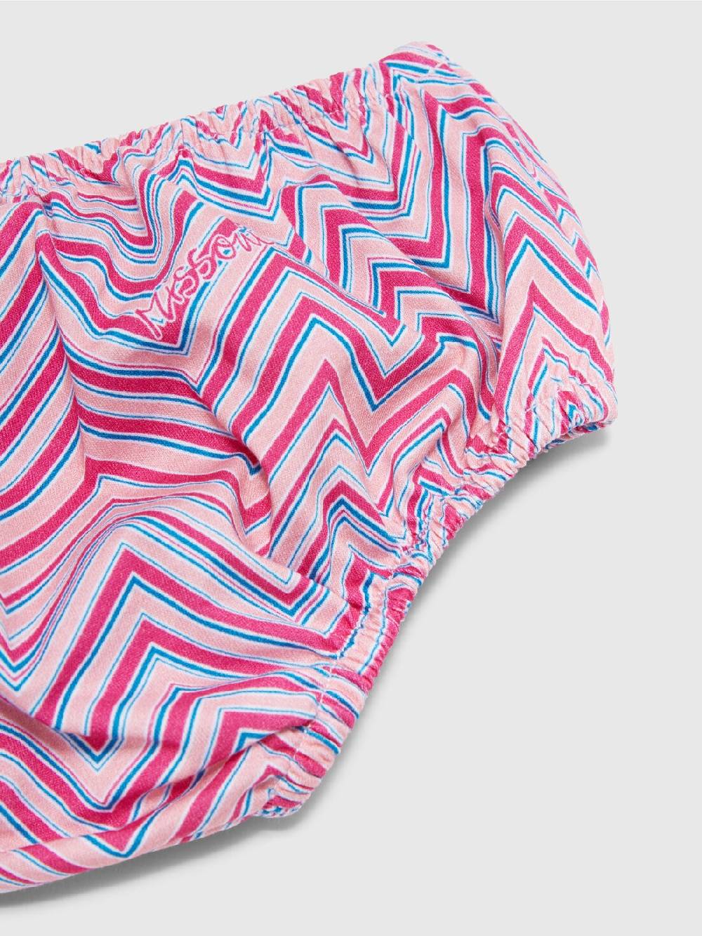 Missoni Abito in jersey di cotone con inserti zig zag Nuovo