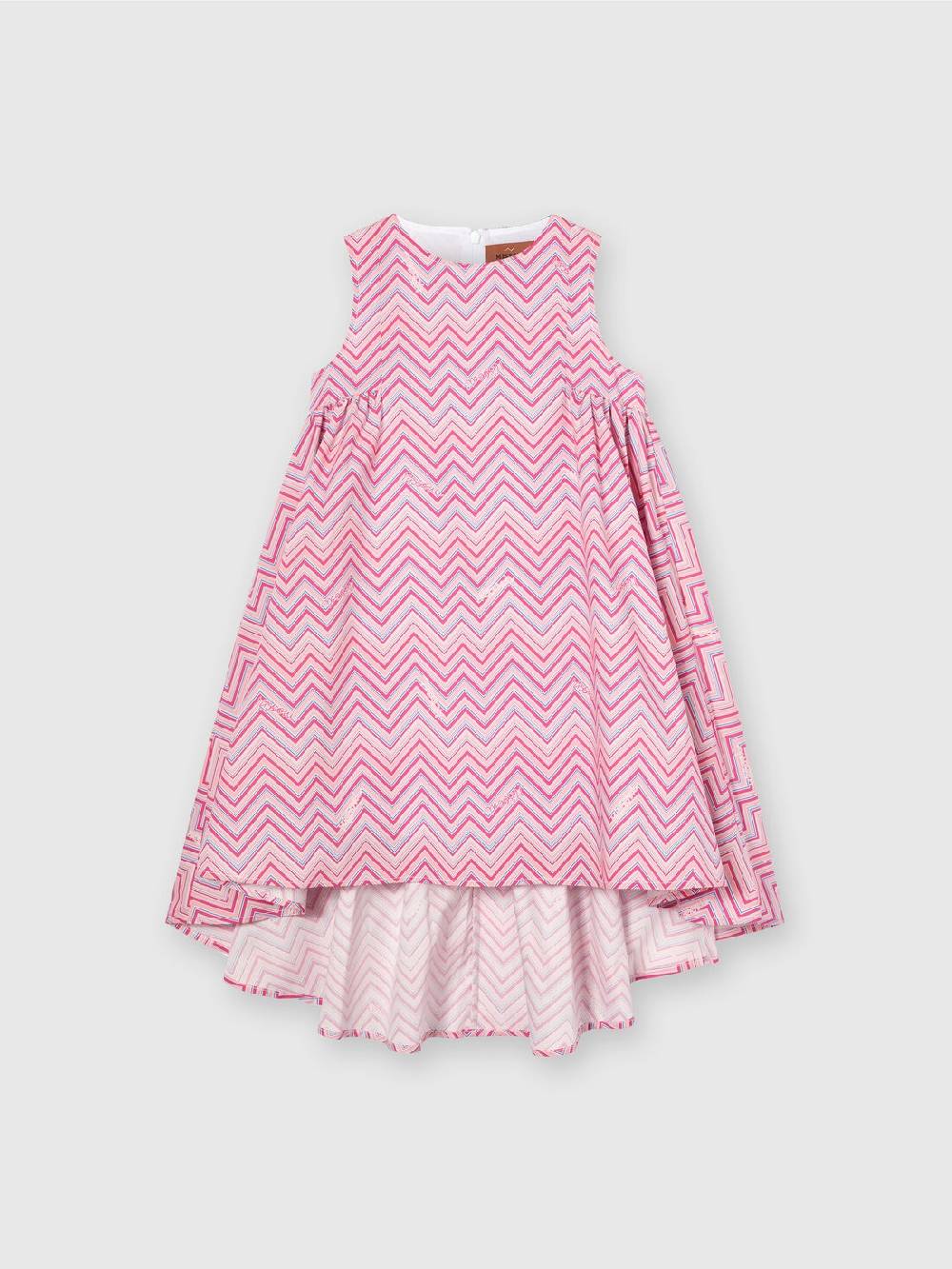 Missoni Abito in cotone con stampa zig zag Promozione
