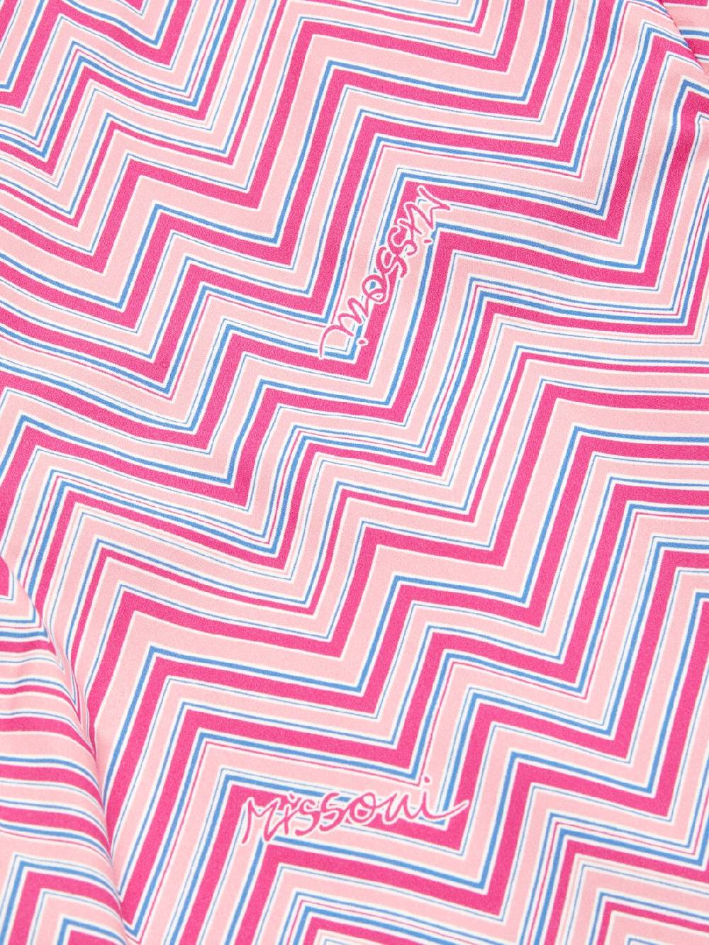 Missoni Abito in cotone con stampa zig zag Promozione