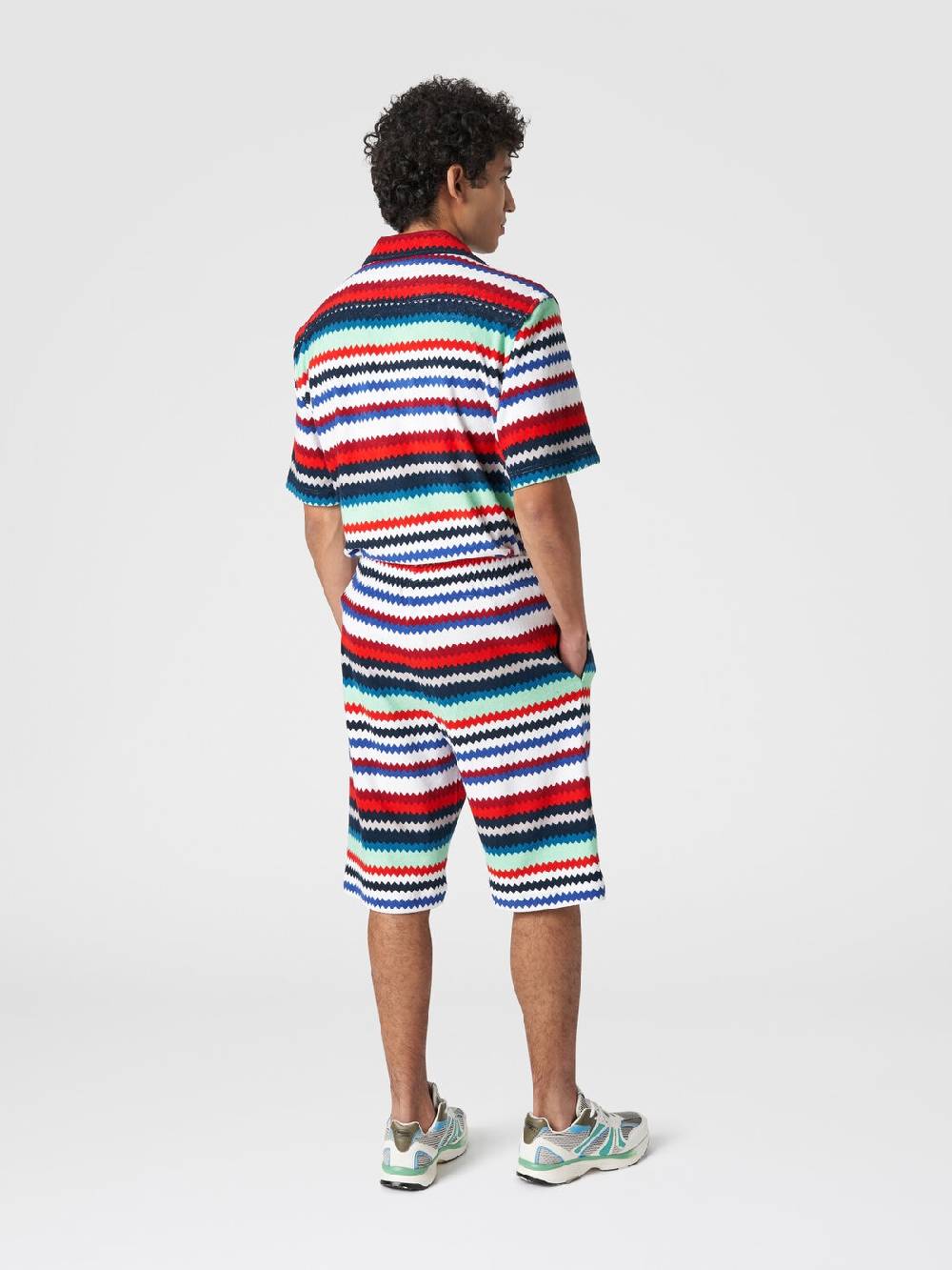 Missoni Shorts in spugna stampa zig zag Qualità Garantita