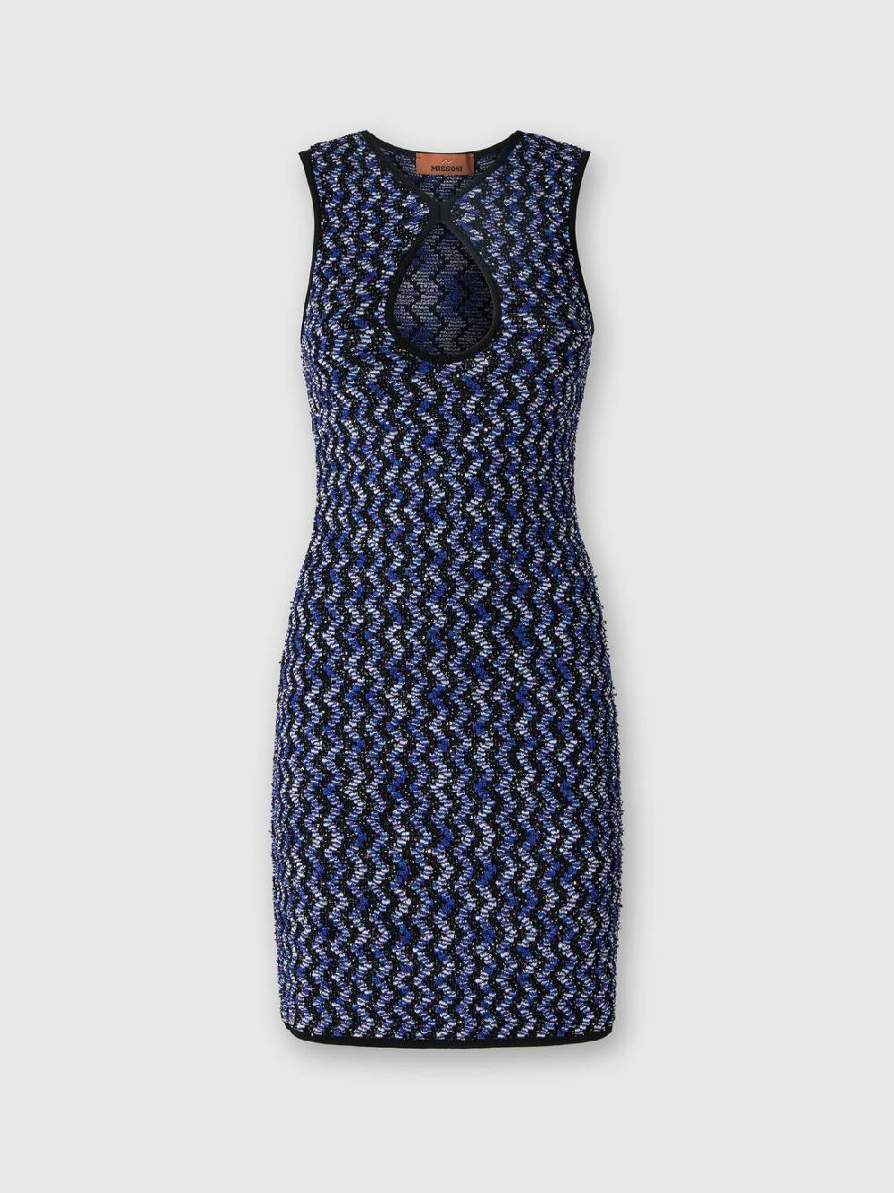 Missoni Mini-abito senza maniche zig zag con paillettes Fino Al -60%
