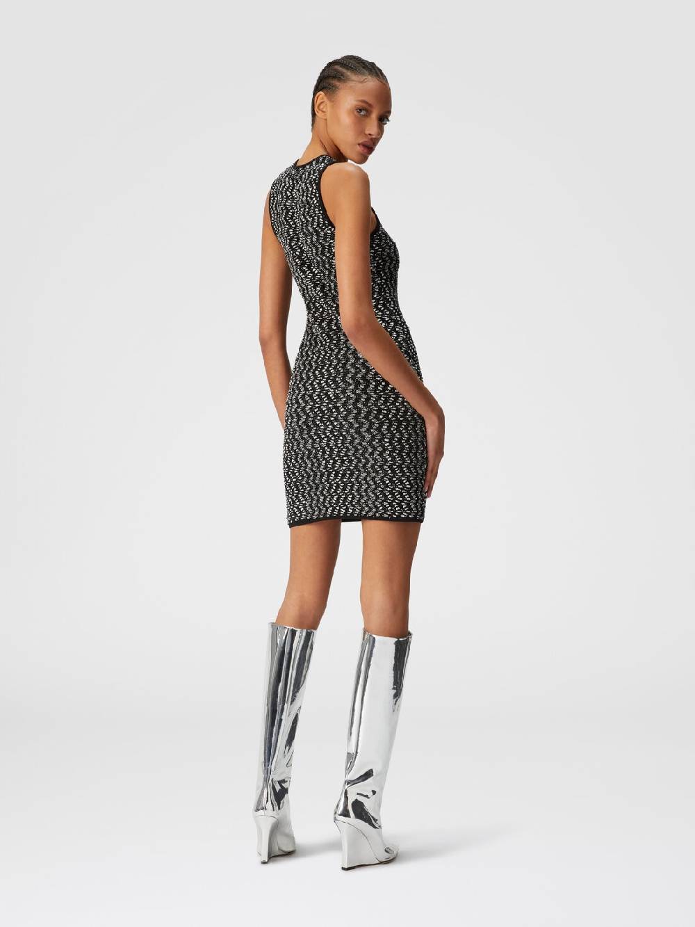 Missoni Mini-abito senza maniche zig zag con paillettes Shopping Online