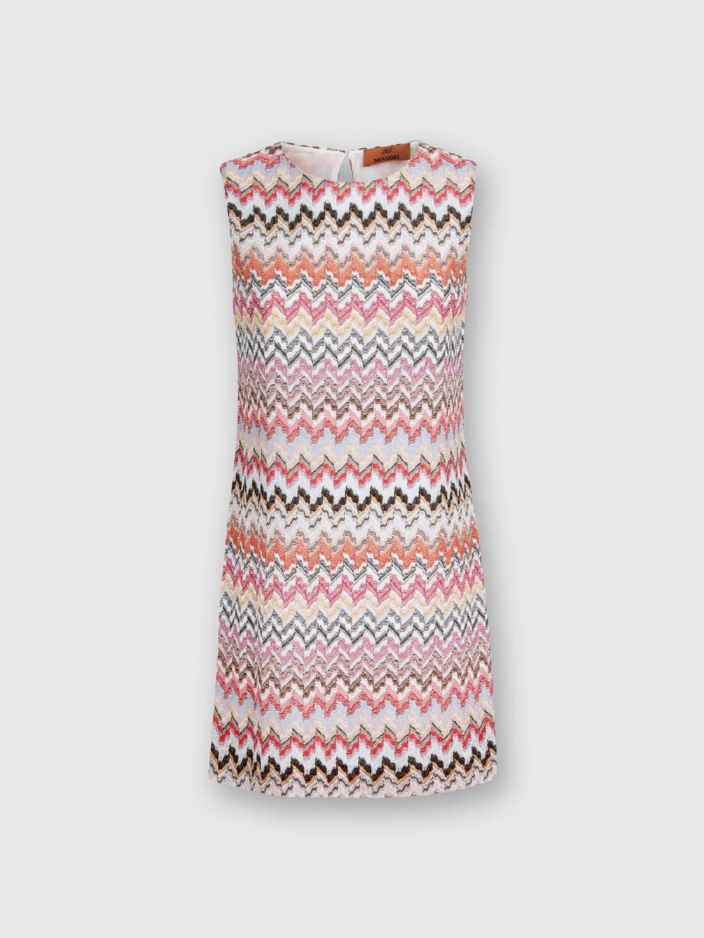Missoni Mini-abito in misto viscosa lamé zig zag Convenienza