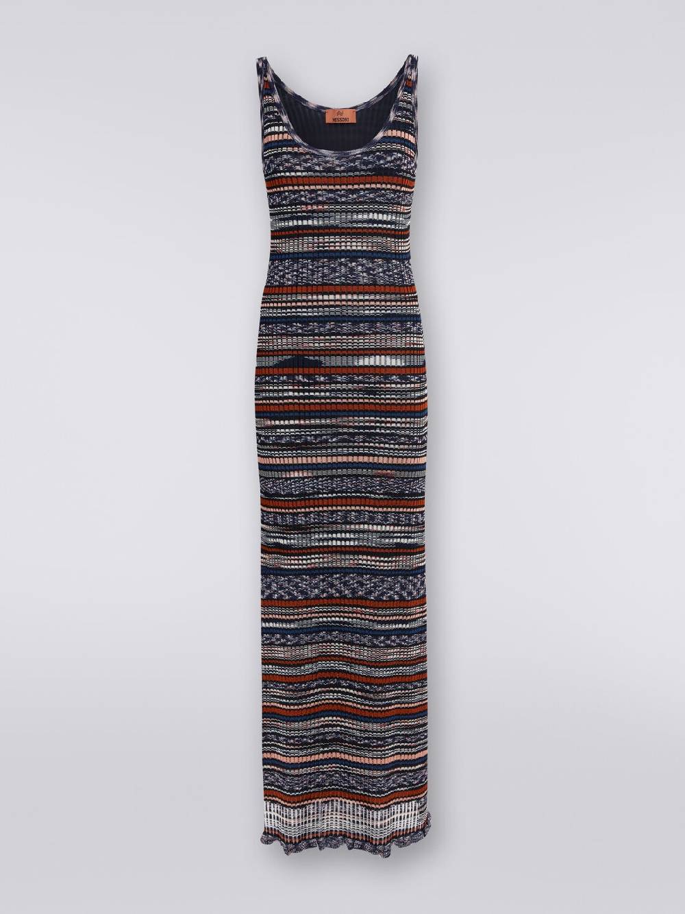 Missoni Abito lungo a costine in viscosa fiammata Online