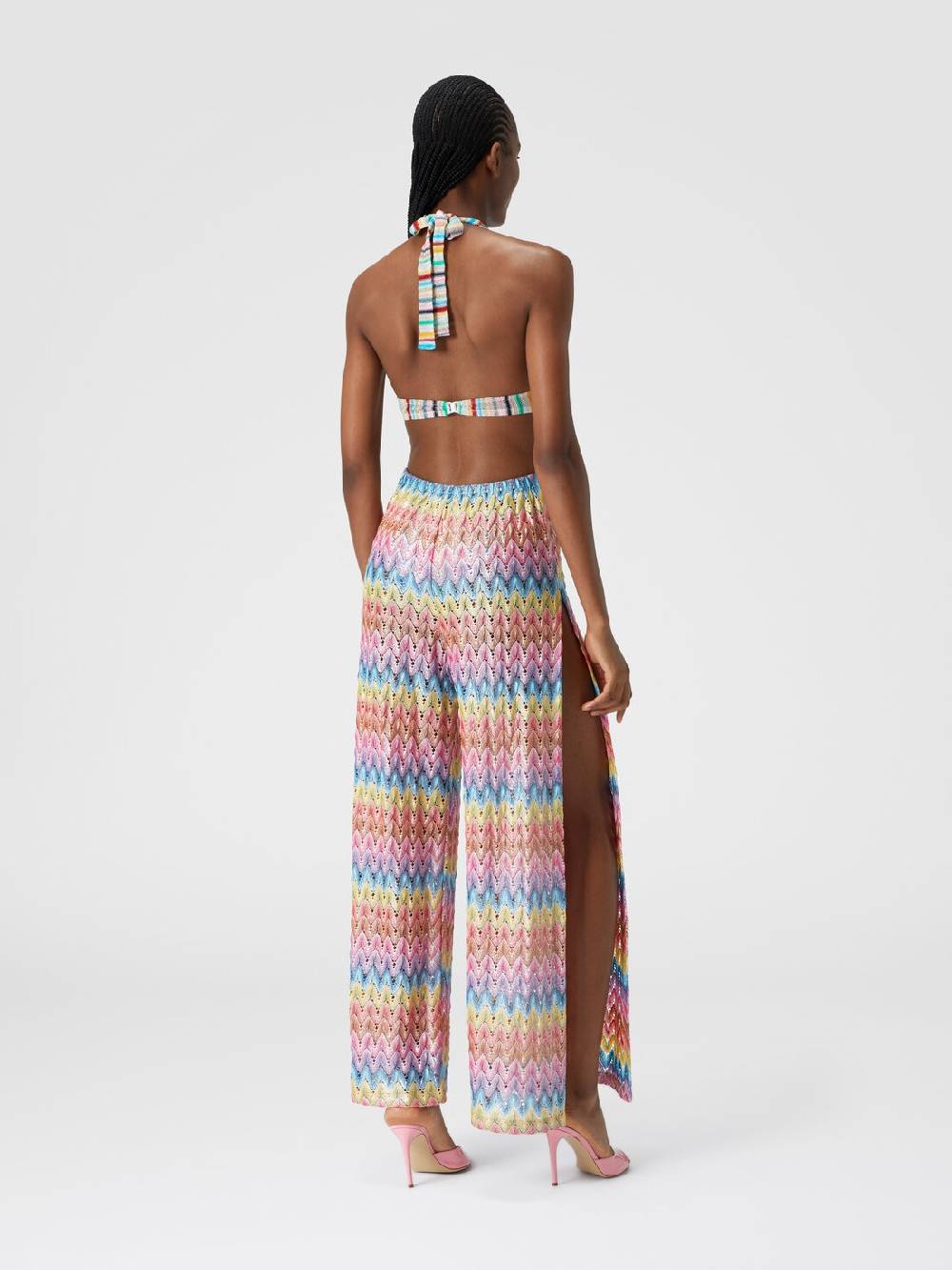 Missoni Tuta patchwork in misto cotone con dettagli cut out Vendita Economica