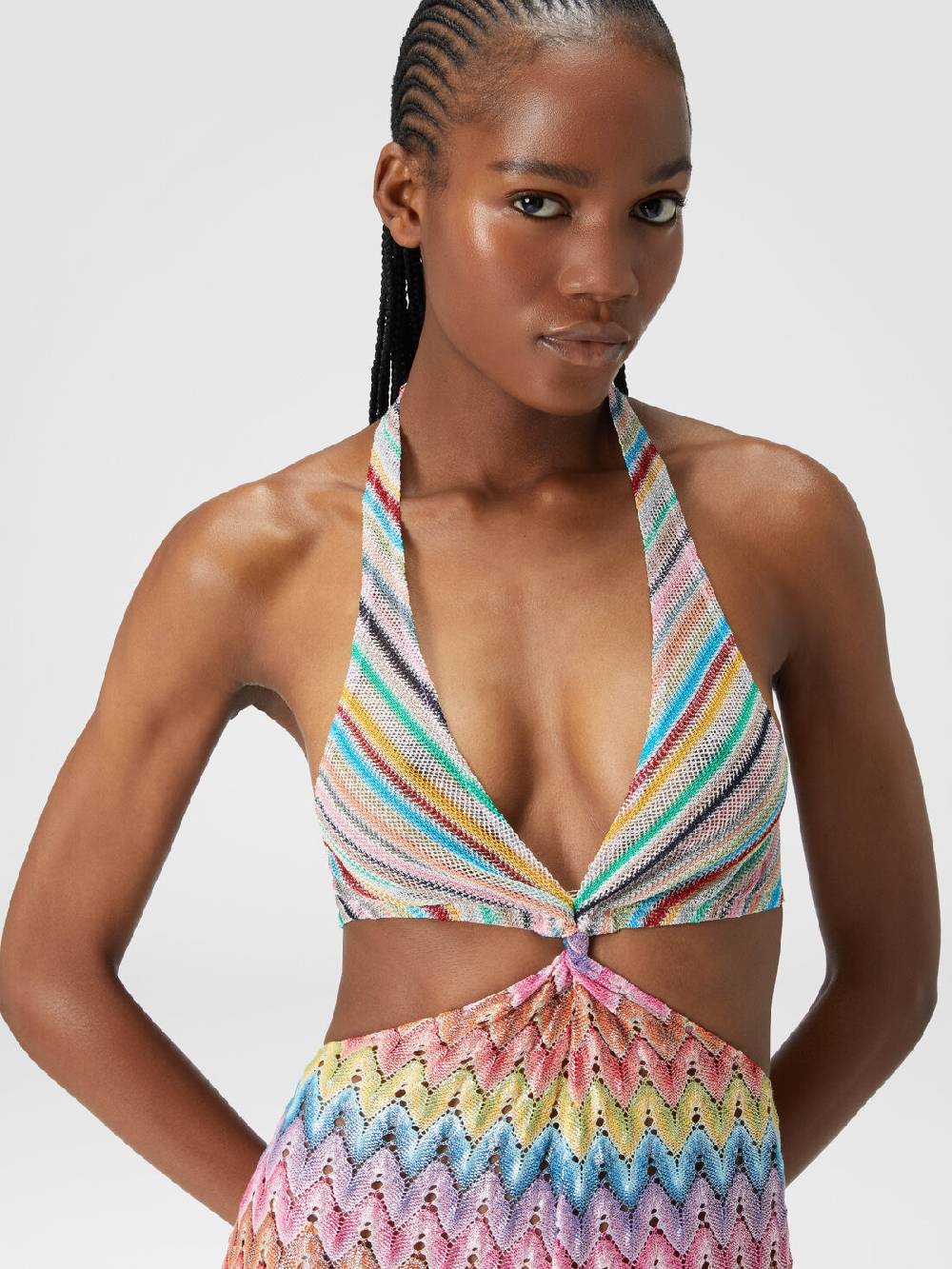 Missoni Tuta patchwork in misto cotone con dettagli cut out Vendita Economica