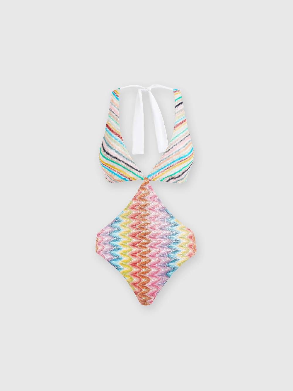 Missoni Costume intero patchwork con dettagli cut out Duty-free