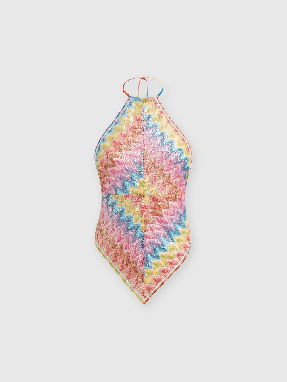 Missoni Top a fazzoletto in pizzo di misto cotone spalmato Negozio