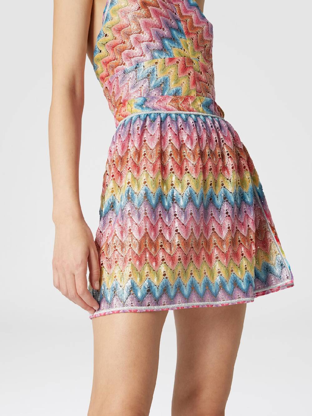 Missoni Mingonna a portafoglio in pizzo di misto cotone spalmato Nuova