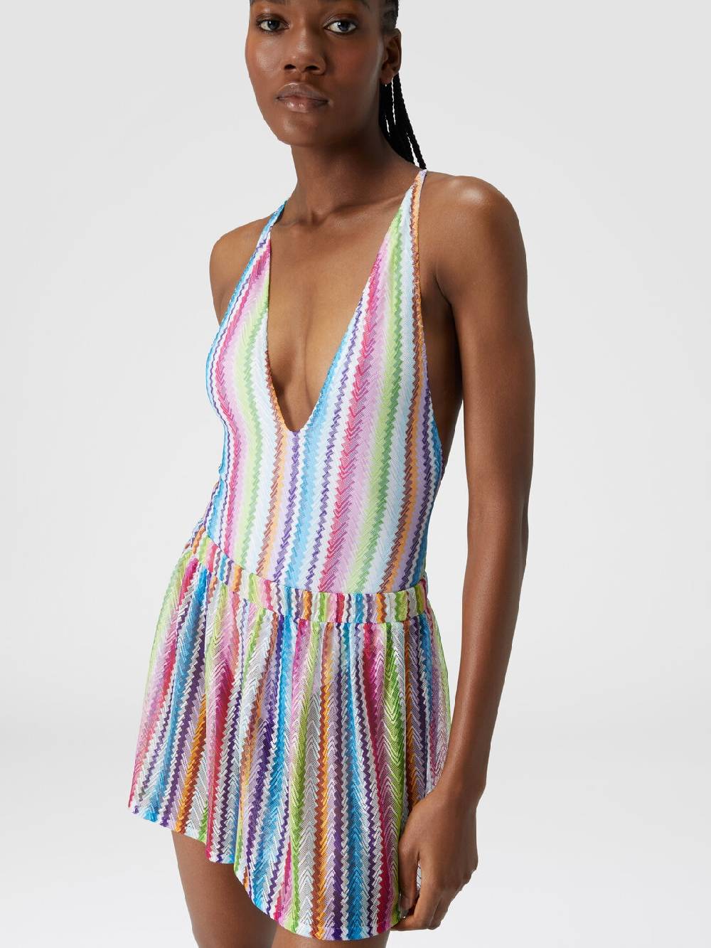 Missoni Shorts copricostume stampa zig zag Moda