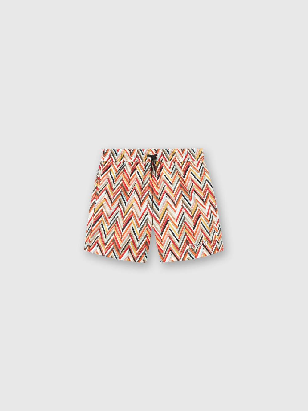 Missoni Boxer mare con pattern zig zag e logo 2025