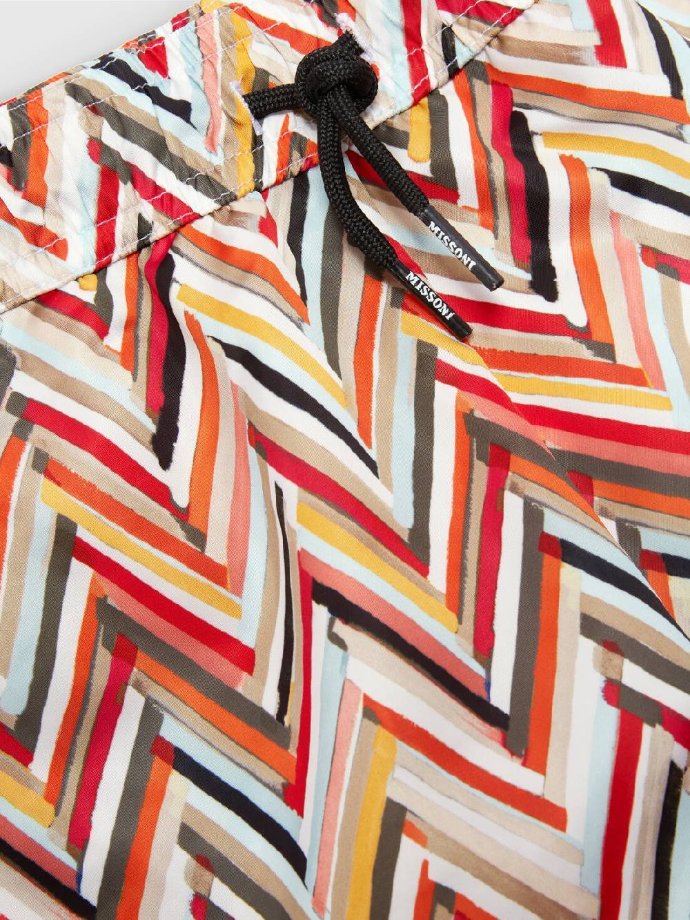 Missoni Boxer mare con pattern zig zag e logo 2025