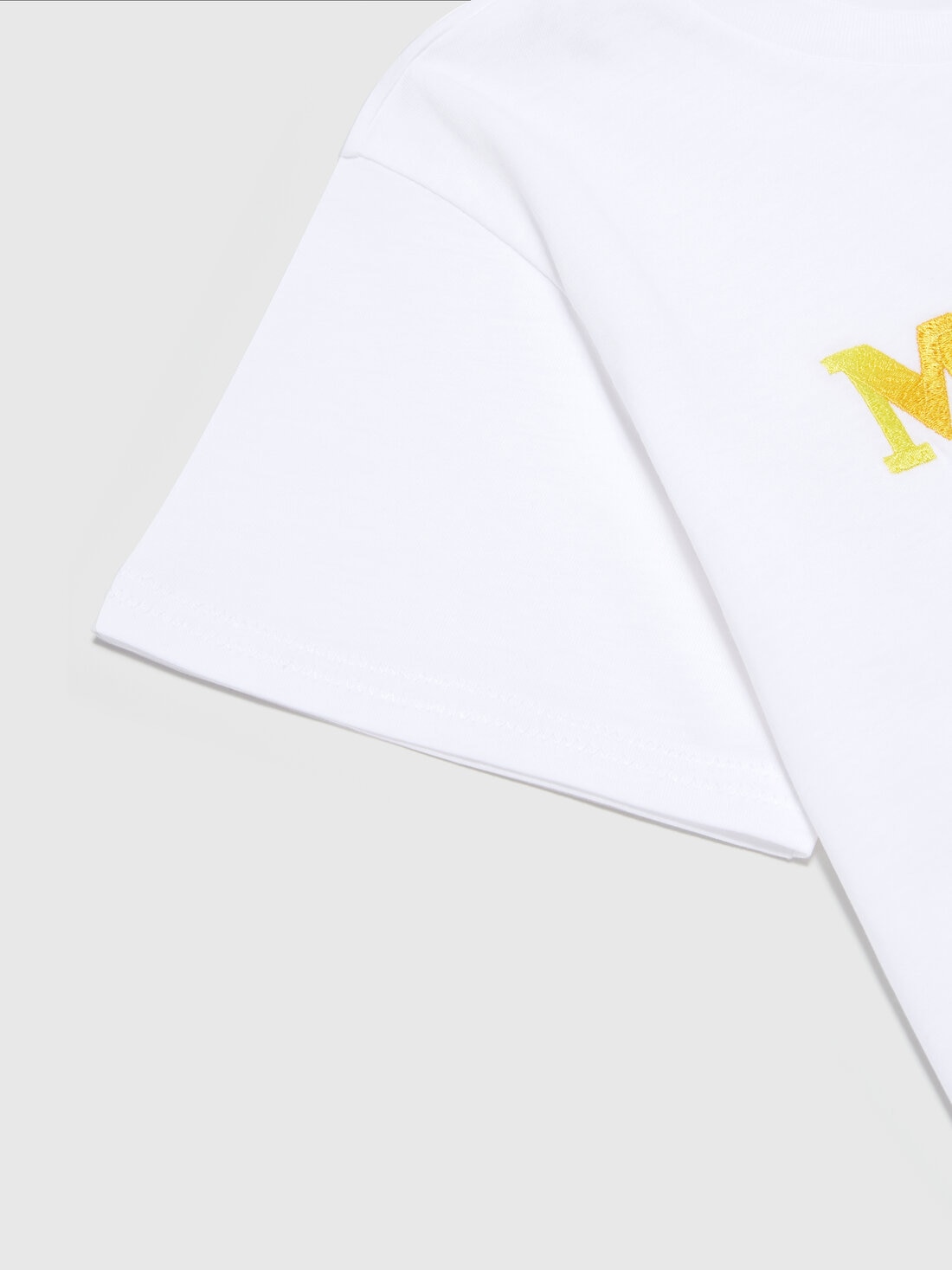 Missoni T-shirt in jersey di cotone con scritta logo In Linea