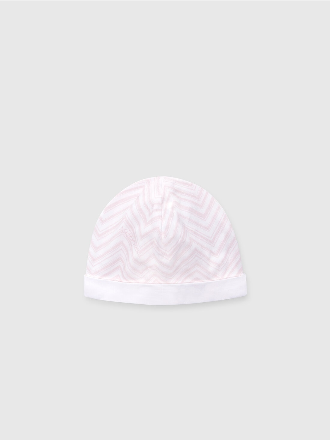 Missoni Set due pezzi con tutina e zuccotto in cotone zig zag Qualità Garantita