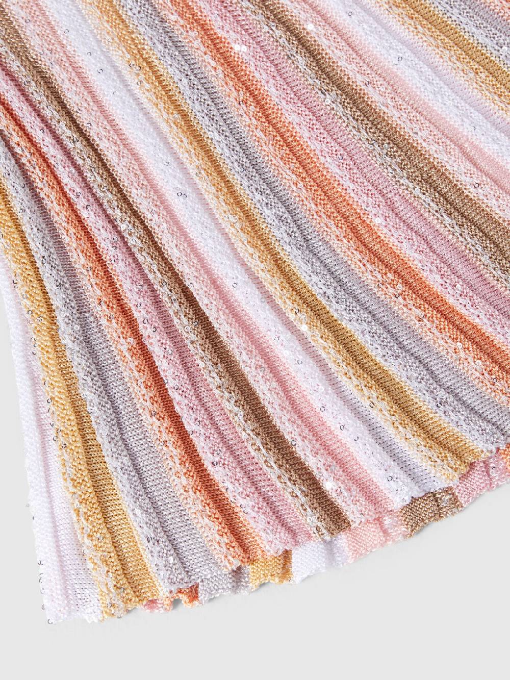 Missoni Top senza maniche in maglia di viscosa plissée con paillettes Negozi Online