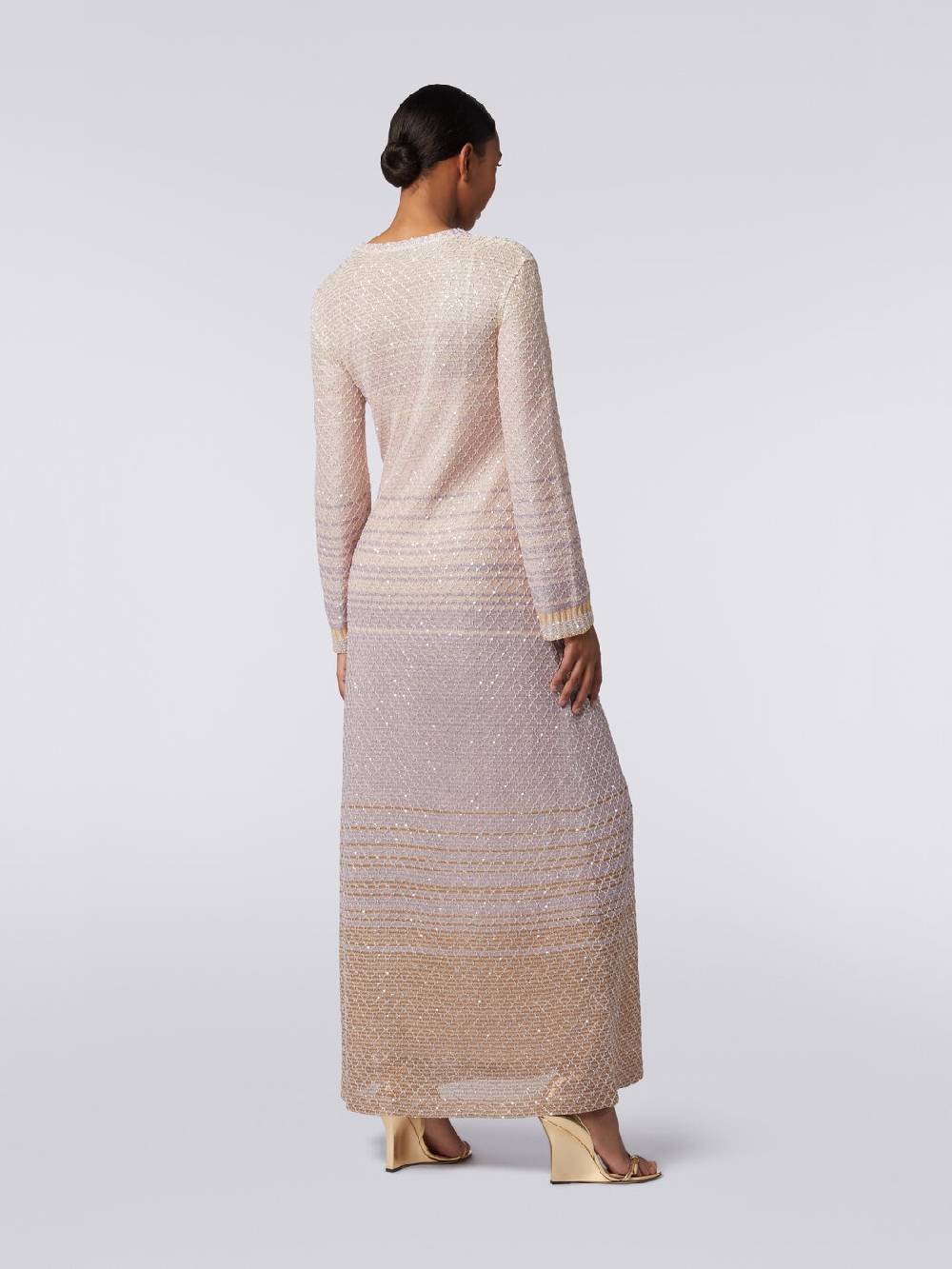 Missoni Abito lungo in maglia dégradé con paillettes Affare Del Giorno