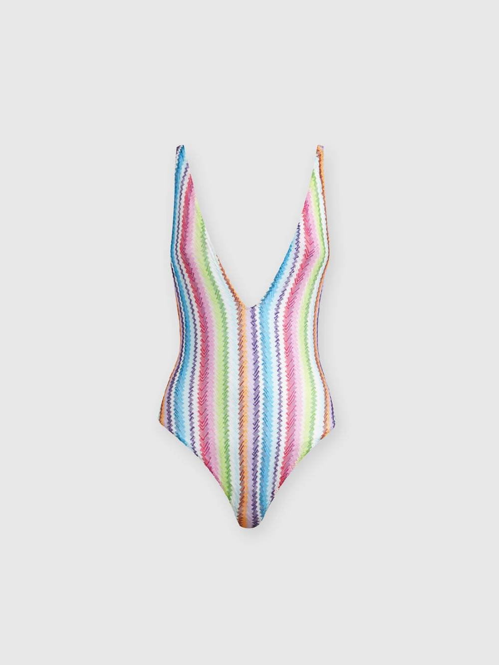 Missoni Costume intero stampa zig zag con scollatura a V Economico