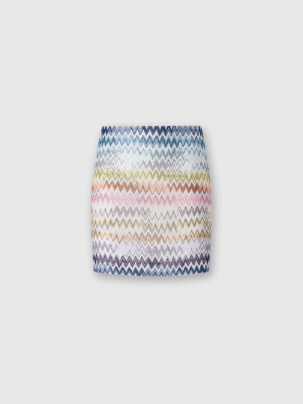 Missoni Minigonna in misto viscosa zig zag lamé Vendita Economica
