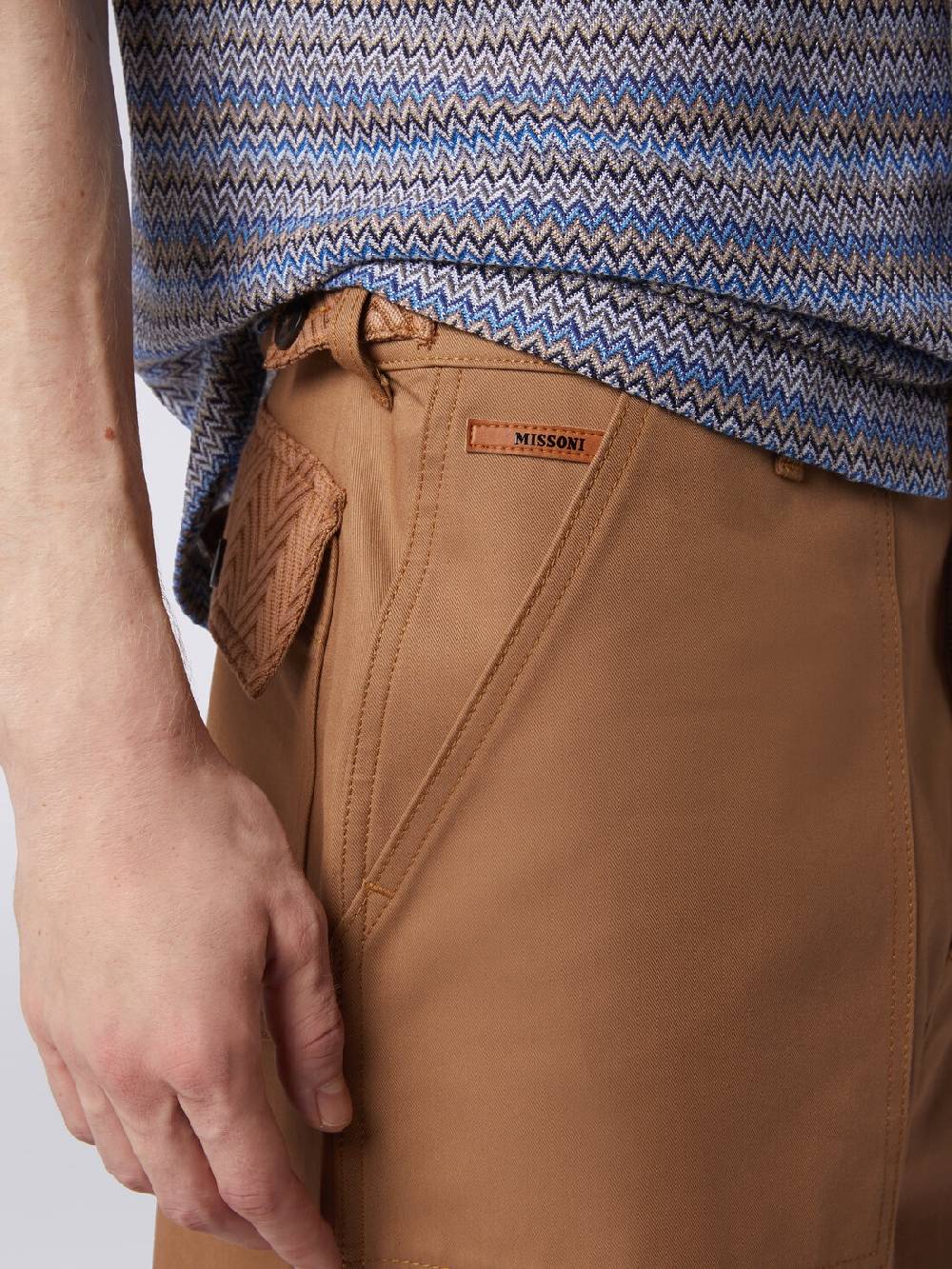 Missoni Cargo pants in misto cotone Saldi Di Fabbrica