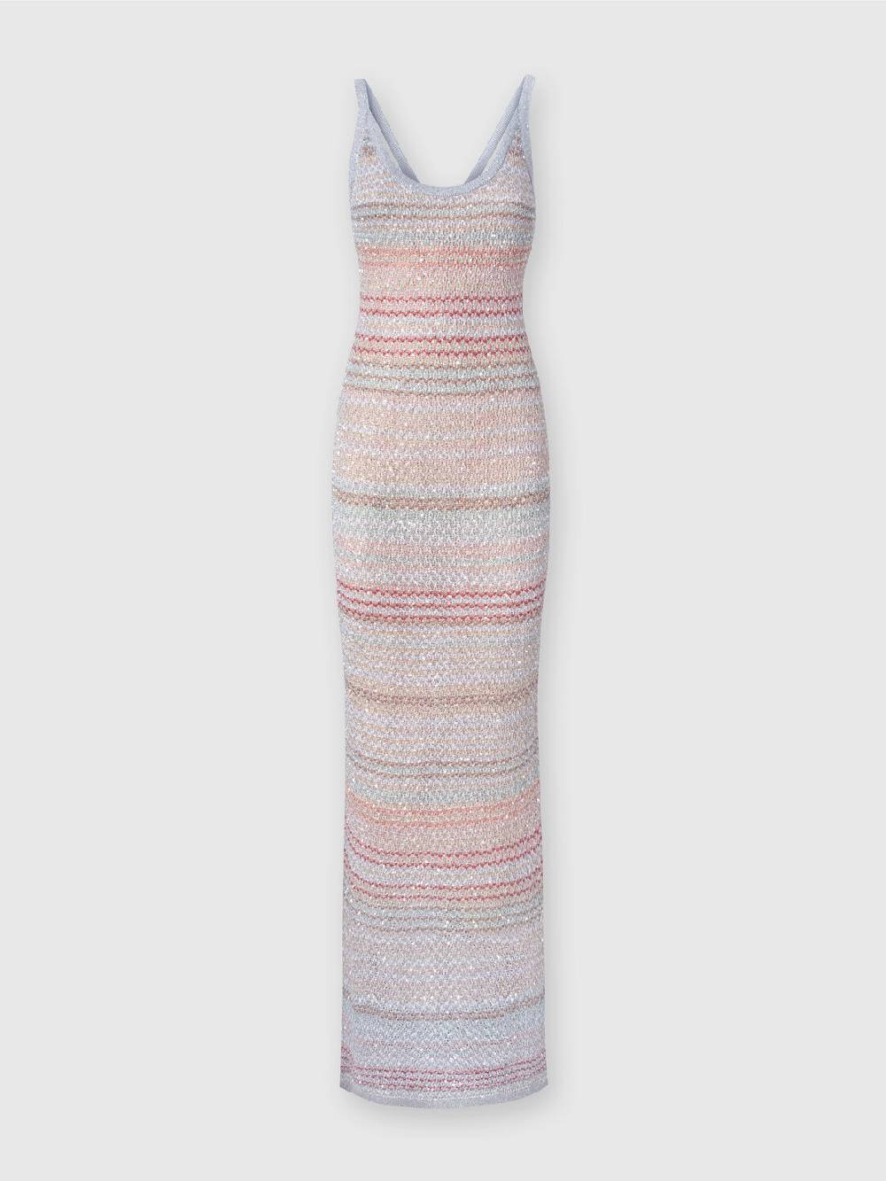 Missoni Abito lungo in maglia zig zag con trama effetto uncinetto Negozio
