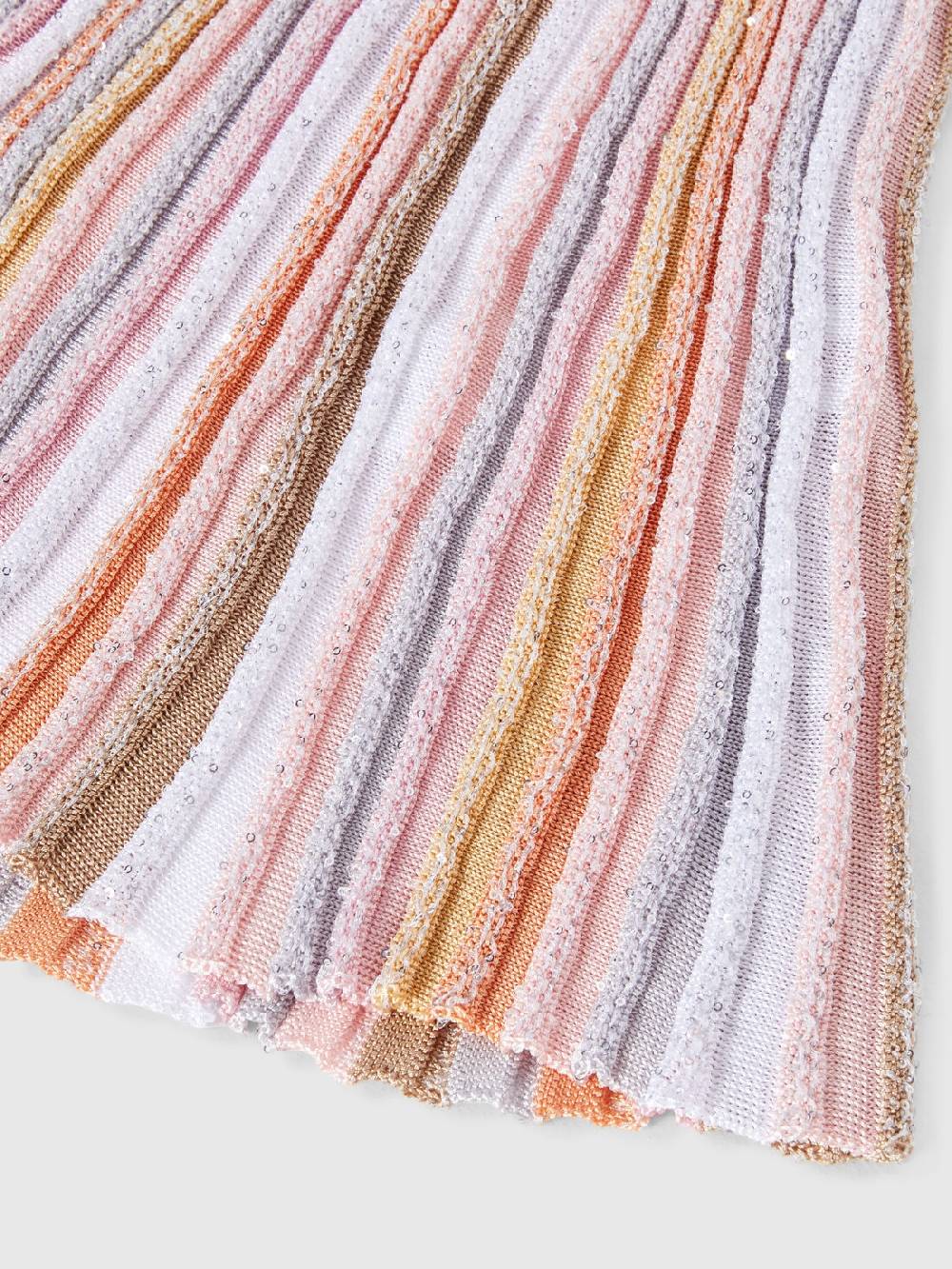 Missoni Abito a maniche corte in maglia di viscosa plissée Vendita