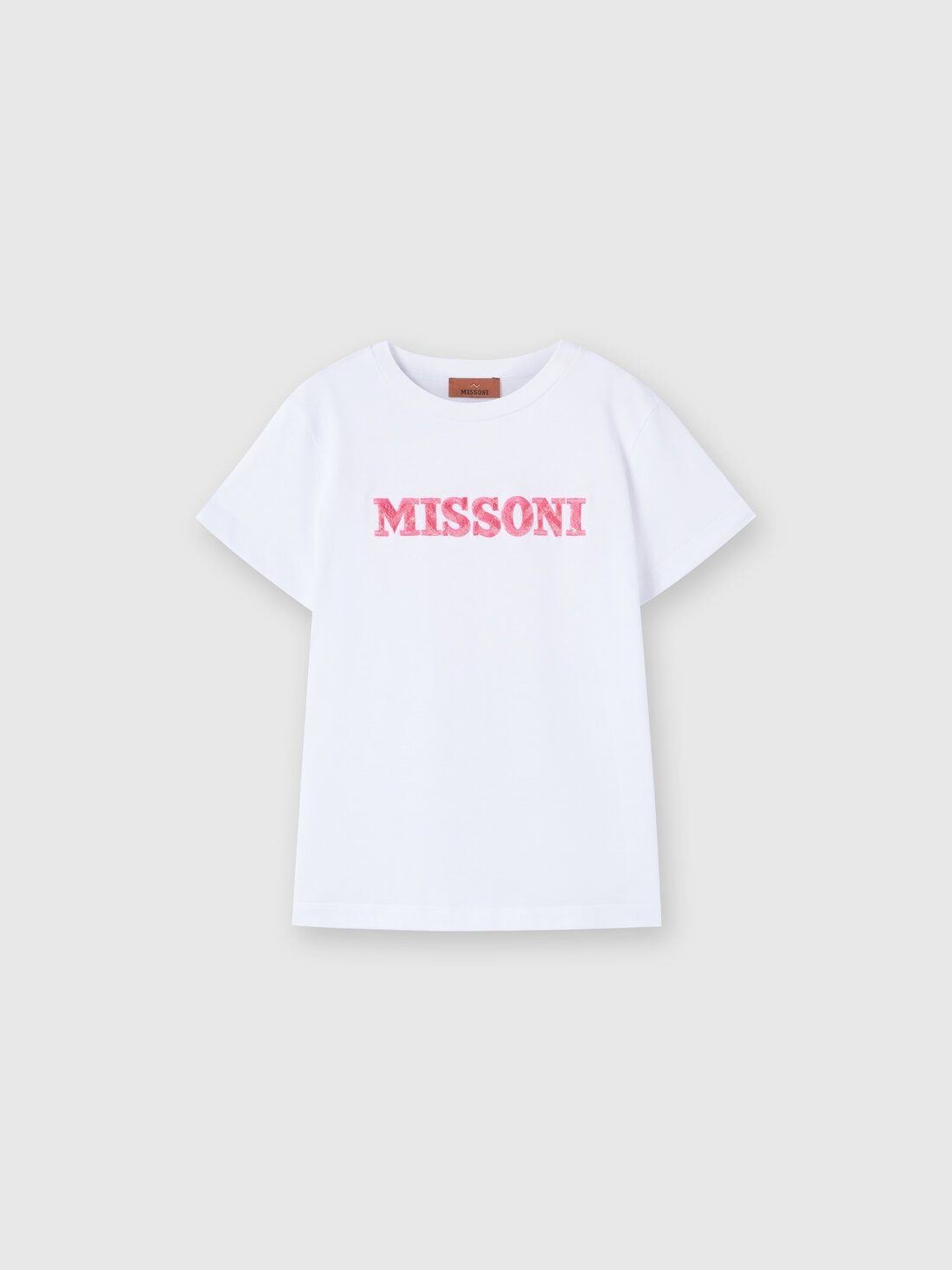 Missoni T-shirt a maniche corte in cotone con scritta logo Negozi Online