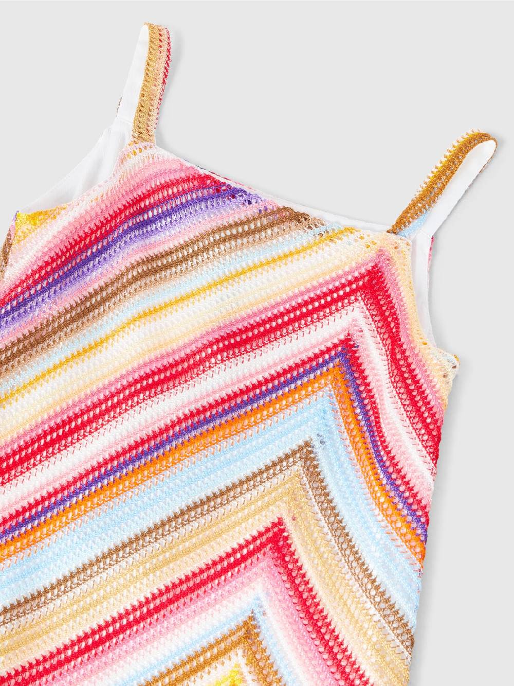 Missoni Abito in maglia di viscosa con spalline Consegna Veloce