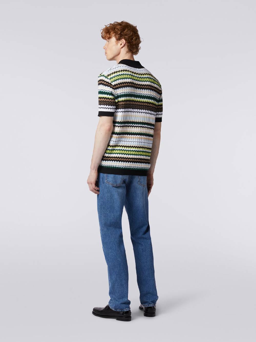 Missoni Cinque tasche in denim con inserto zig zag Shopping Online