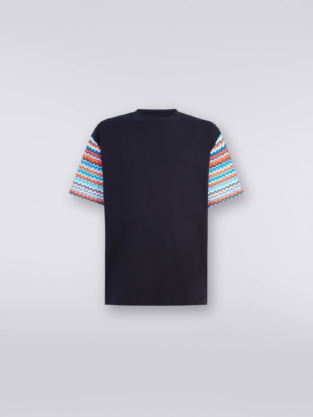 Missoni T-shirt oversize in cotone con inserti zig zag Affare Del Giorno