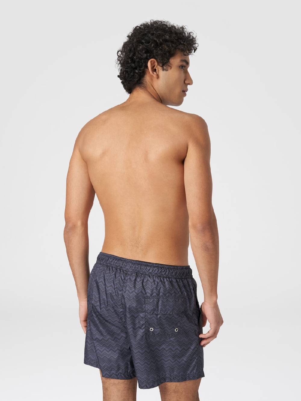 Missoni Boxer mare con stampa zig zag tonale Convenienza