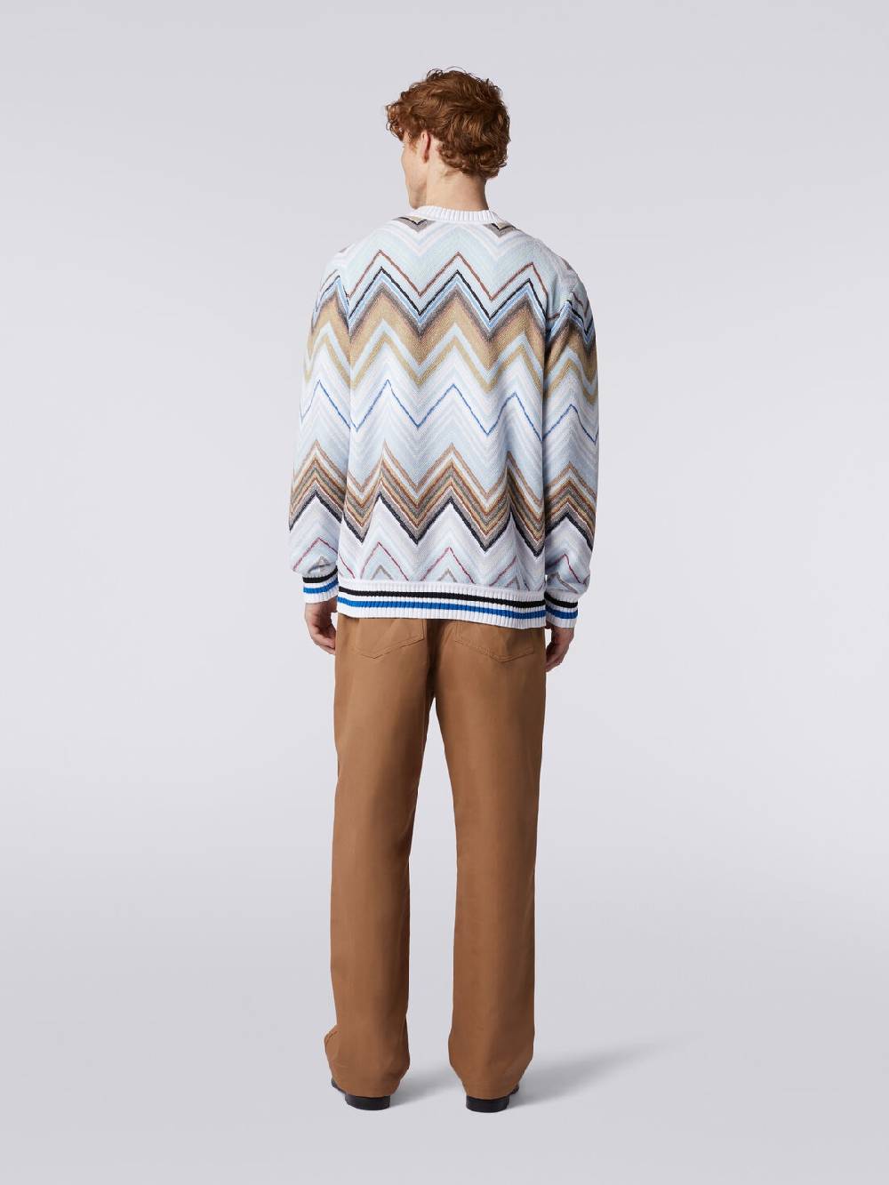 Missoni Cardigan in misto cotone chevron Novità