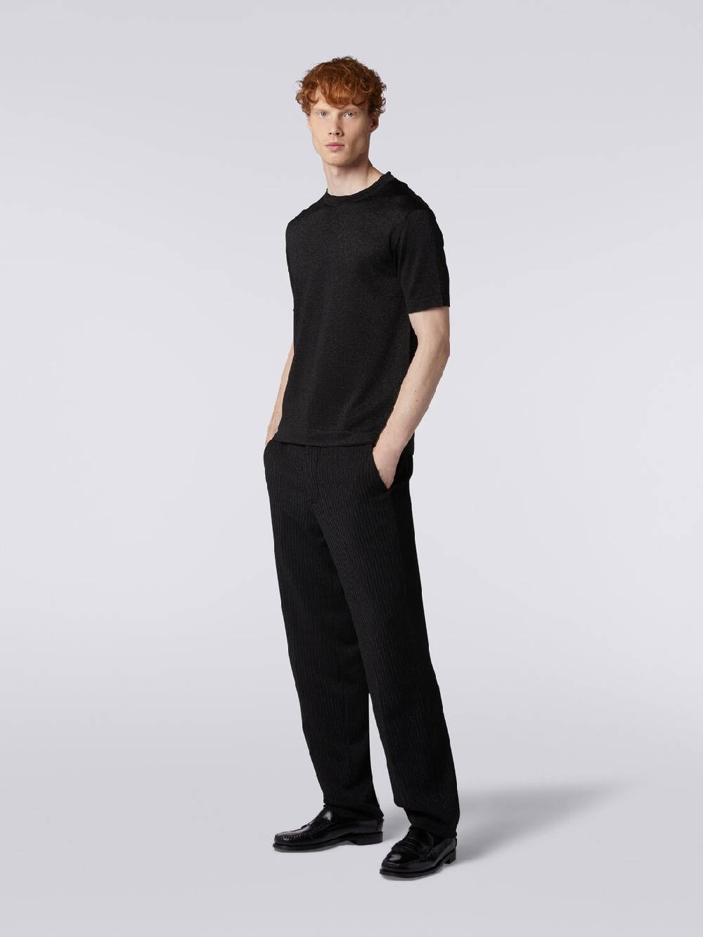 Missoni Pantaloni chino in viscosa con lurex Offerta