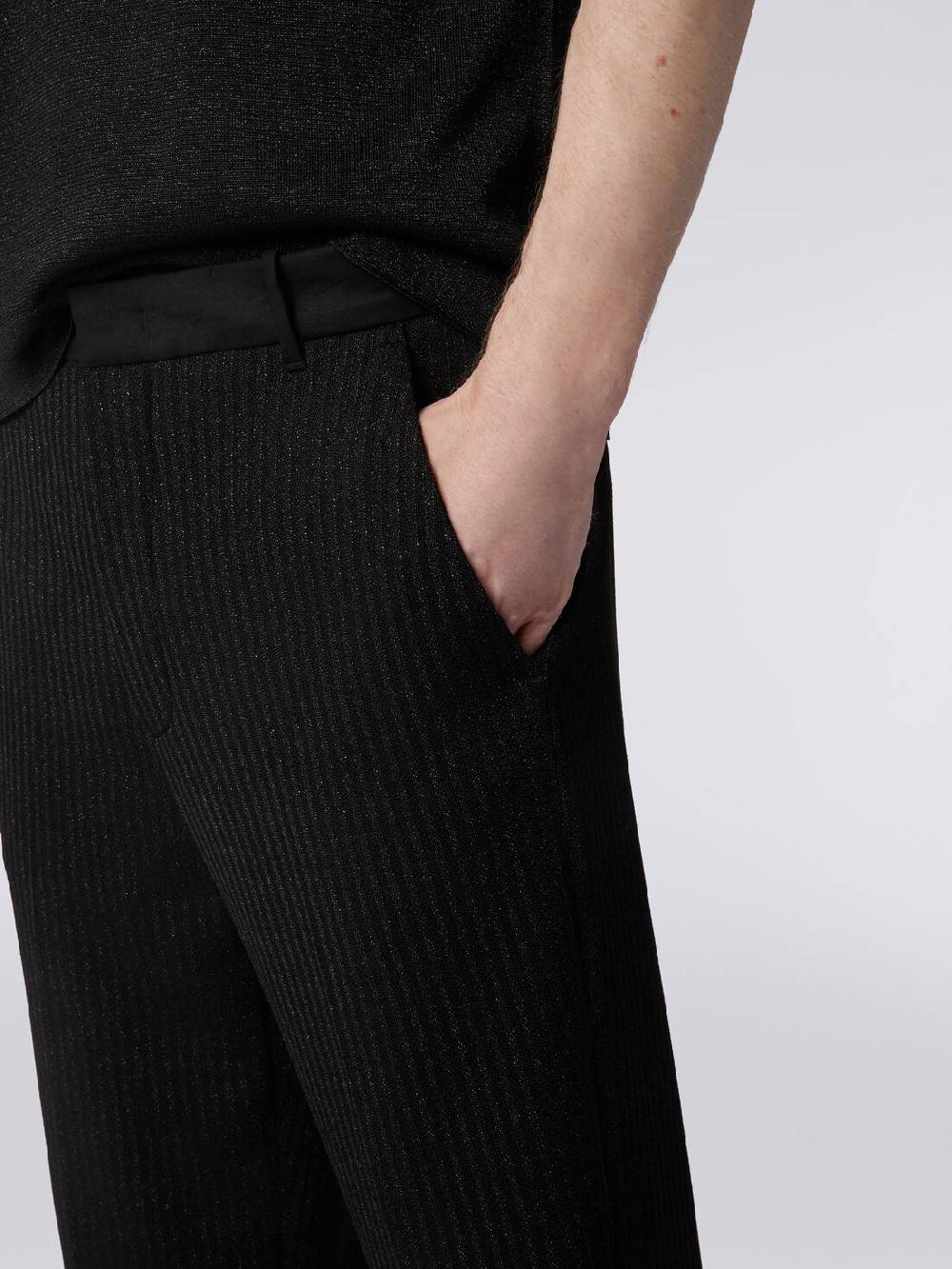 Missoni Pantaloni chino in viscosa con lurex Offerta