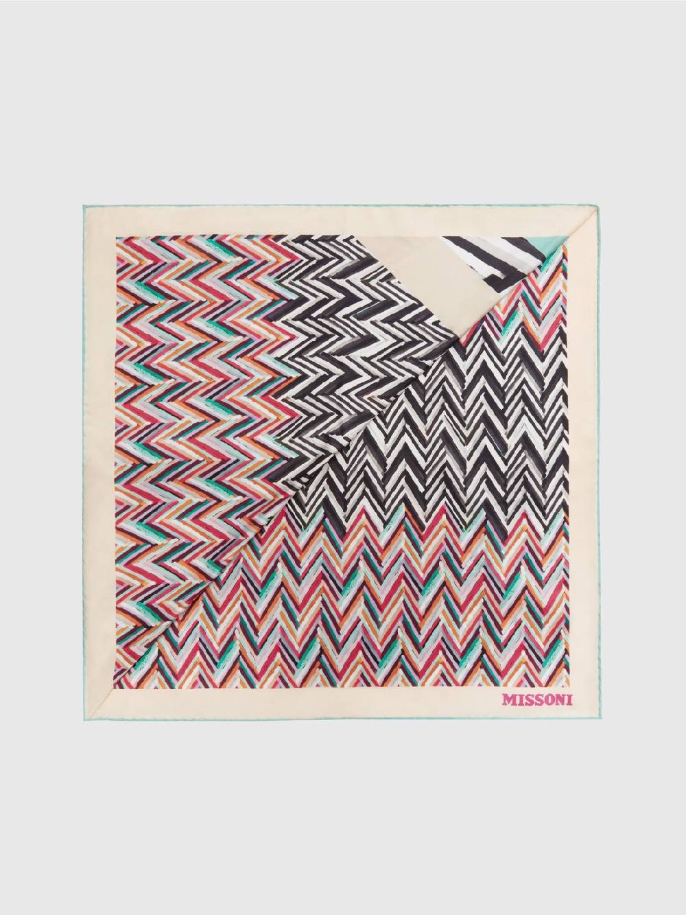 Missoni Foulard in seta con multilavorazione Saldi Di Fabbrica