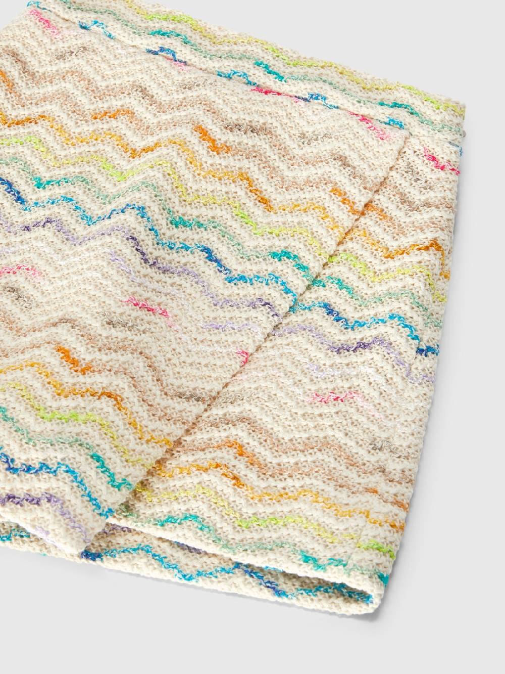 Missoni Gonna a portafoglio in misto cotone zig zag Pezzi Unici