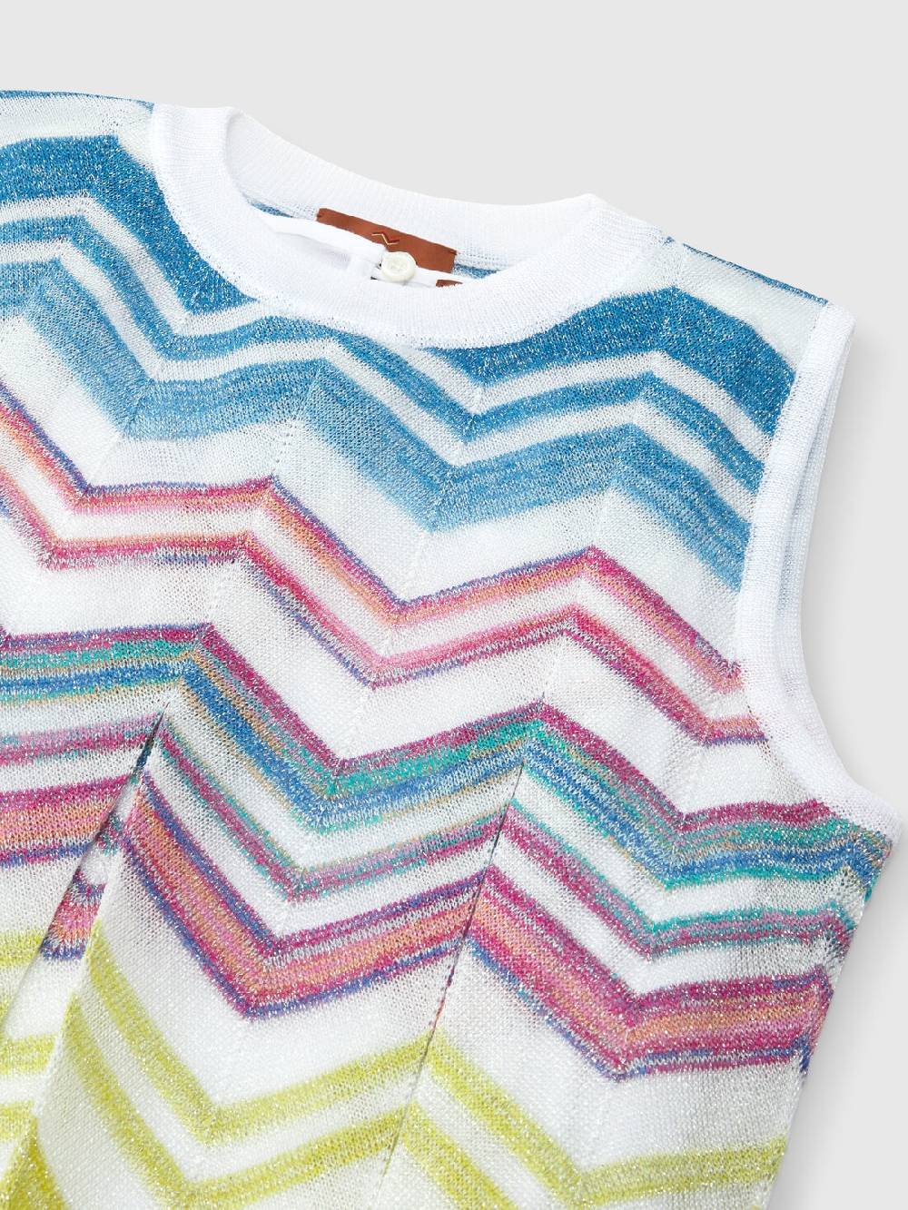 Missoni Abito in maglia di misto viscosa zig zag con lamé Soddisfazione Garantita