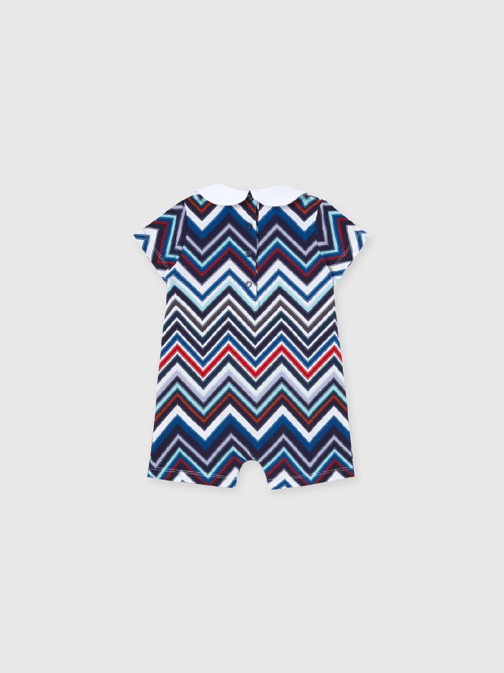 Missoni Set due pezzi con tutina e zuccotto in cotone chevron Qualità Garantita