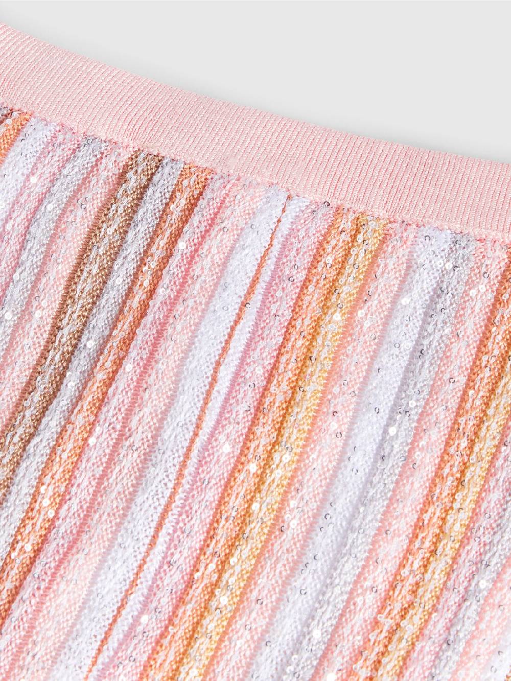 Missoni Pantaloni in maglia di viscosa plissée con paillettes Promozione Limitata