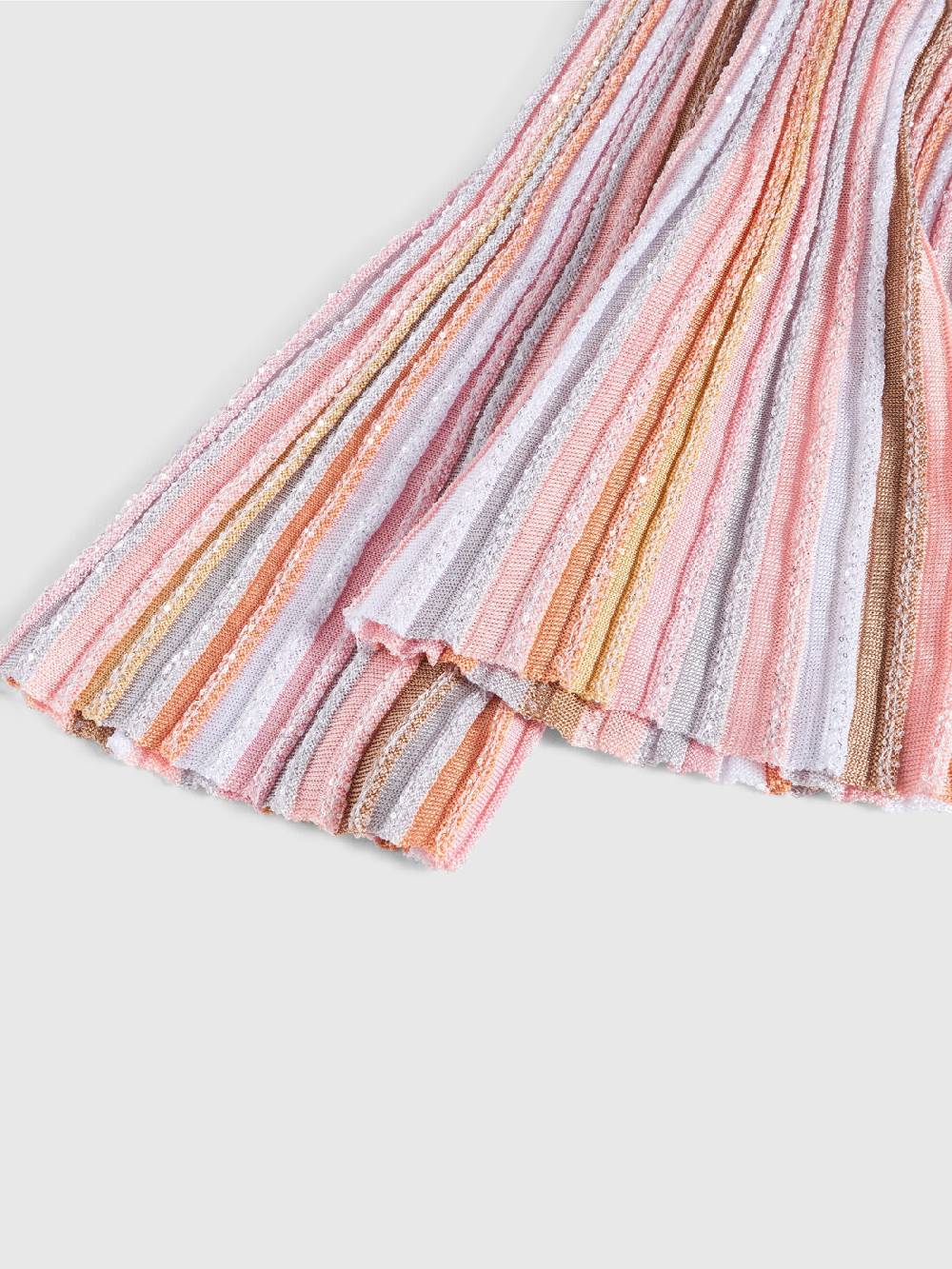 Missoni Pantaloni in maglia di viscosa plissée con paillettes Promozione Limitata