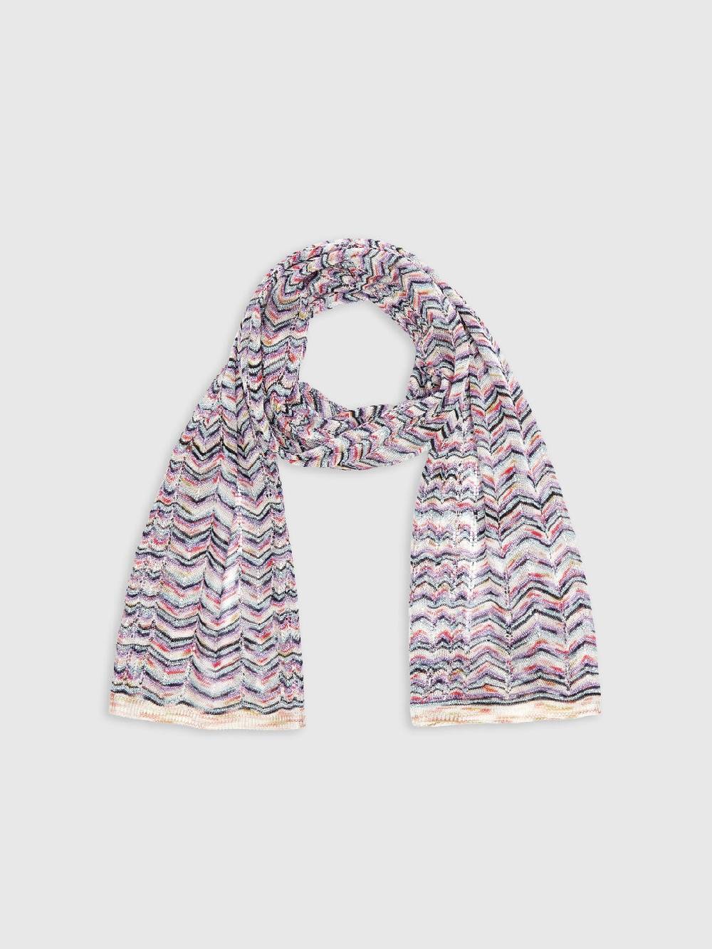 Missoni Sciarpa in viscosa e cotone zig zag Online