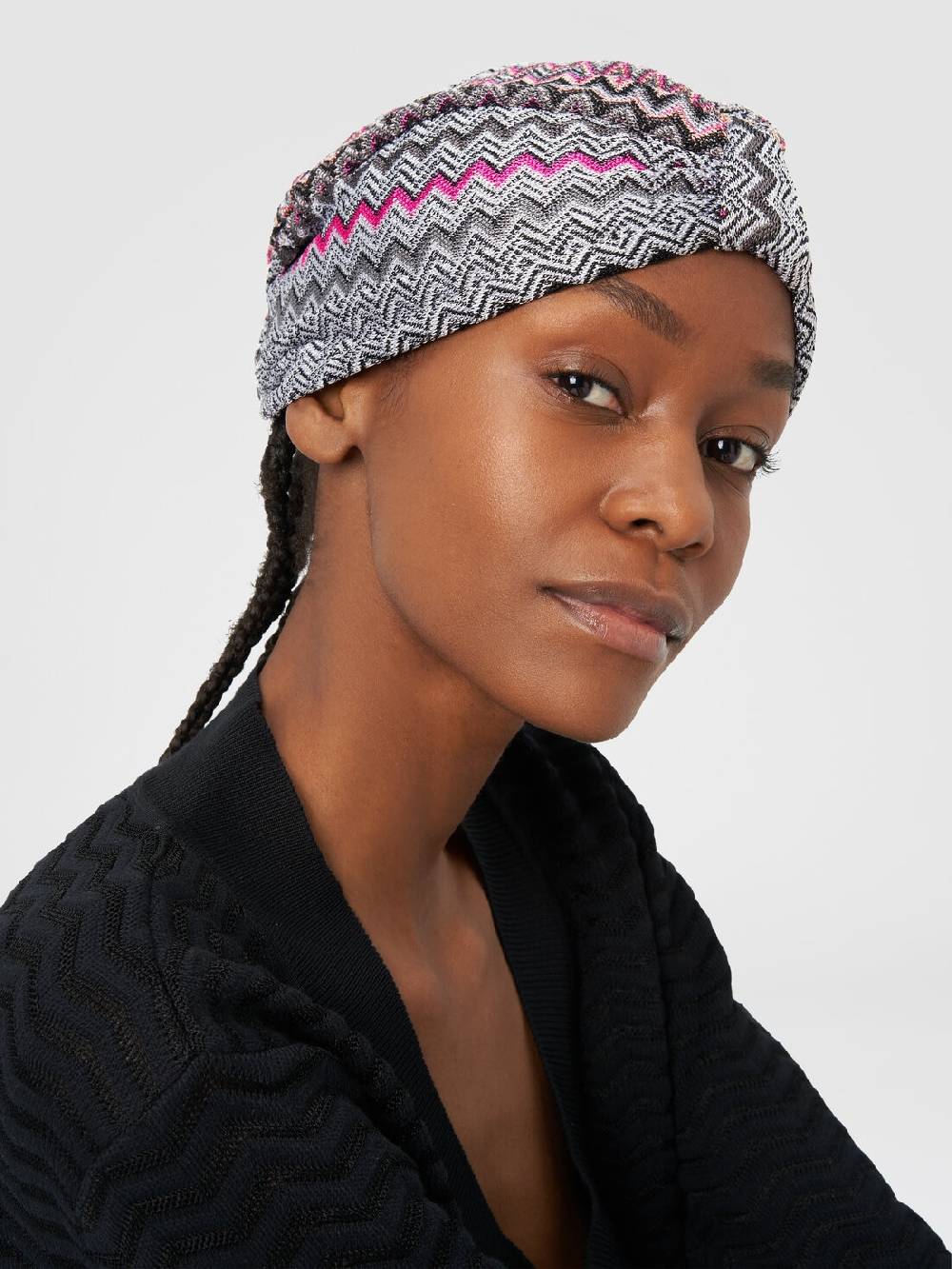 Missoni Turbante in viscosa zig zag Outlet